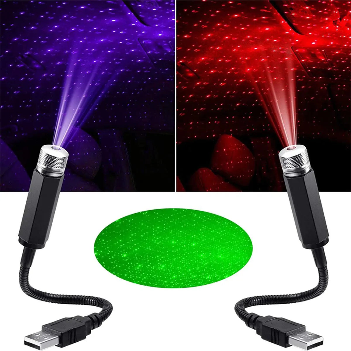 LED Car Roof Star Night Lights