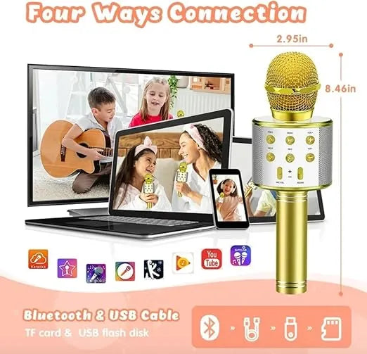 Wireless Bluetooth Karaoke Microphone
