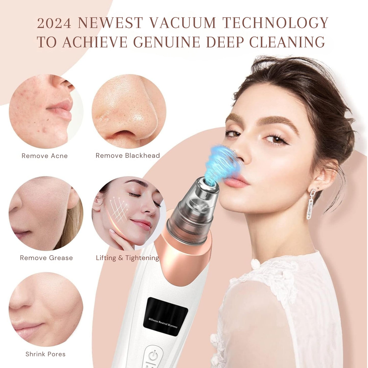 LED Blackhead Remover Vacuum