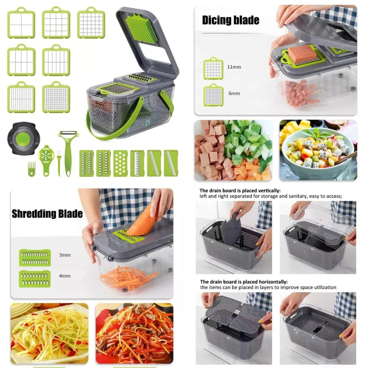 Multi-Blade Vegetable Chopper