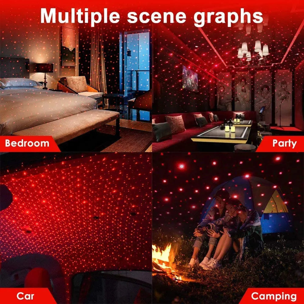 LED Car Roof Star Night Lights