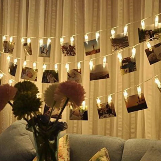 LED Photo Clip String Lights