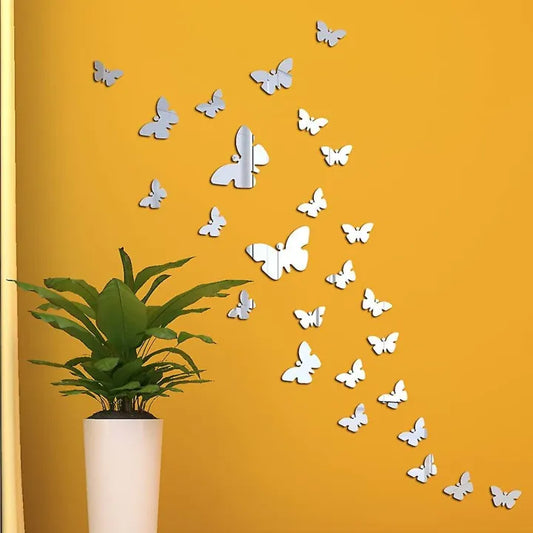 Butterfly Mirror Wall Stickers