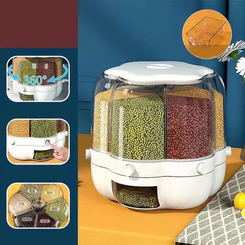 Grid Rotating Grid Grain Rice Dispenser