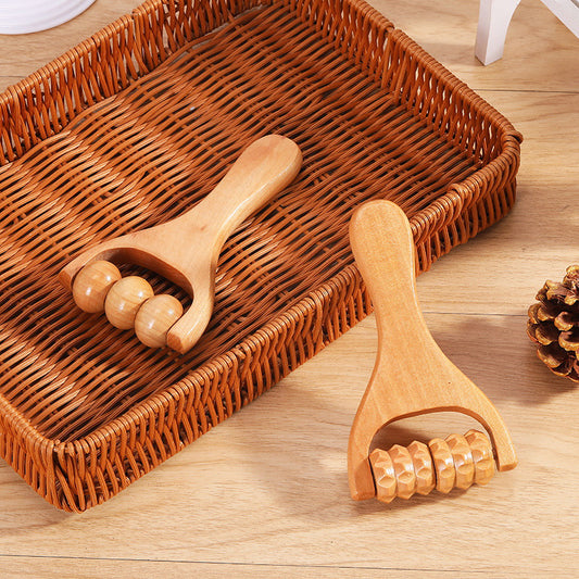 Wooden Massage Roller Handheld