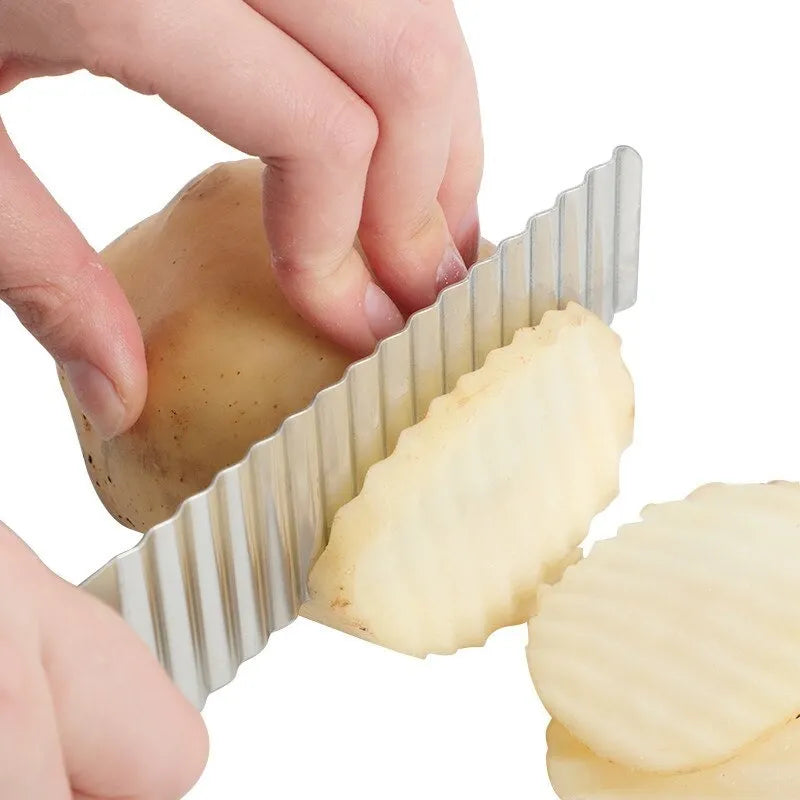 Crinkle Cutter Knife Stainless Steel