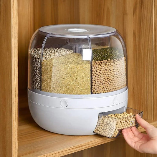 Grid Rotating Grid Grain Rice Dispenser