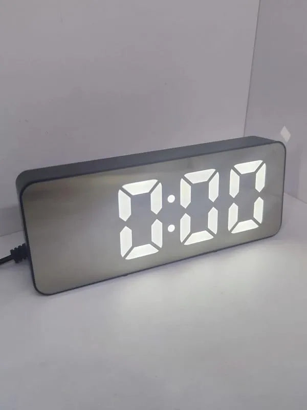 LED Mirror Digital Alarm Clock