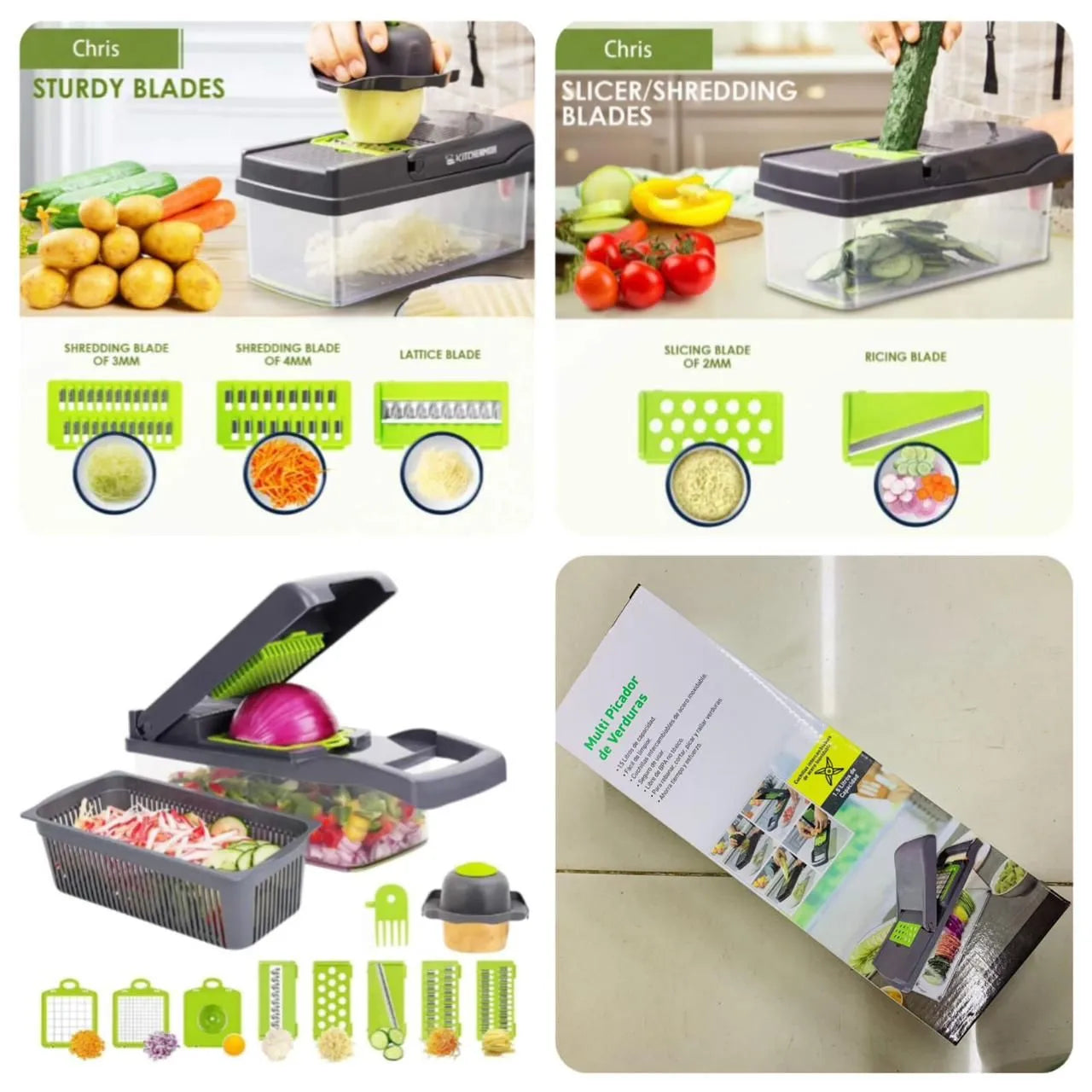Multi-Blade Vegetable Chopper