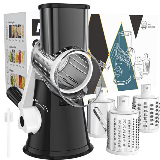 Manual Tabletop Drum Cheese Grater