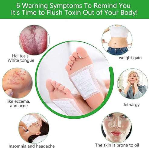 Fitpiick Deep Cleansing Natural Herbs Patches for Internal Toxin Removal, Weight loss & Better Sleep Cycle